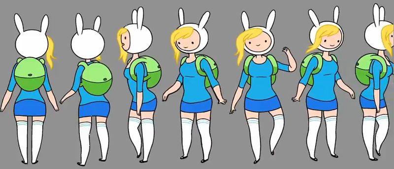 Illustration for article titled Can we talk about body types in Adventure Time?